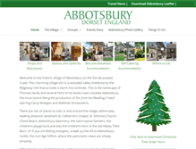 Tablet Screenshot of abbotsbury.co.uk